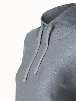 AKRIS Silk Lurex Cowl Neck Knit Pullover -AKRIS Sales Store 647730