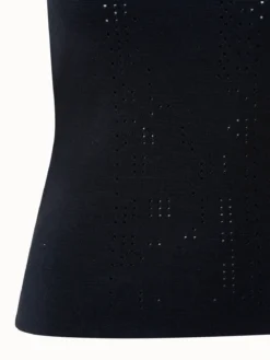 AKRIS Punchcard Ajoure Wool Silk Tank -AKRIS Sales Store 647754