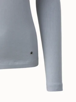 AKRIS Cotton Silk Ribbed Jersey Top -AKRIS Sales Store 647955