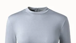 AKRIS Cotton Silk Ribbed Jersey Top -AKRIS Sales Store 647957 scaled