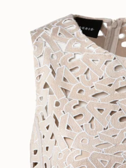 AKRIS Second Glance Embroidery A-Line Dress -AKRIS Sales Store 648236