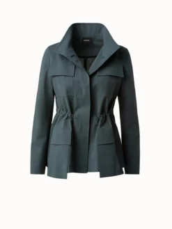 AKRIS Mirta Wool Storm System Safari Jacket