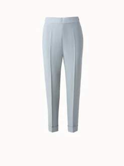 AKRIS Crêpe Pants With Cuffs