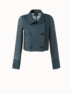 AKRIS Gael Silk Organza Evening Jacket -AKRIS Sales Store 649036