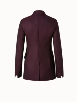 AKRIS Double Breasted Jacket In Wool Lurex -AKRIS Sales Store 649054