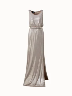 AKRIS Liquid Jersey Sleeveles Gown