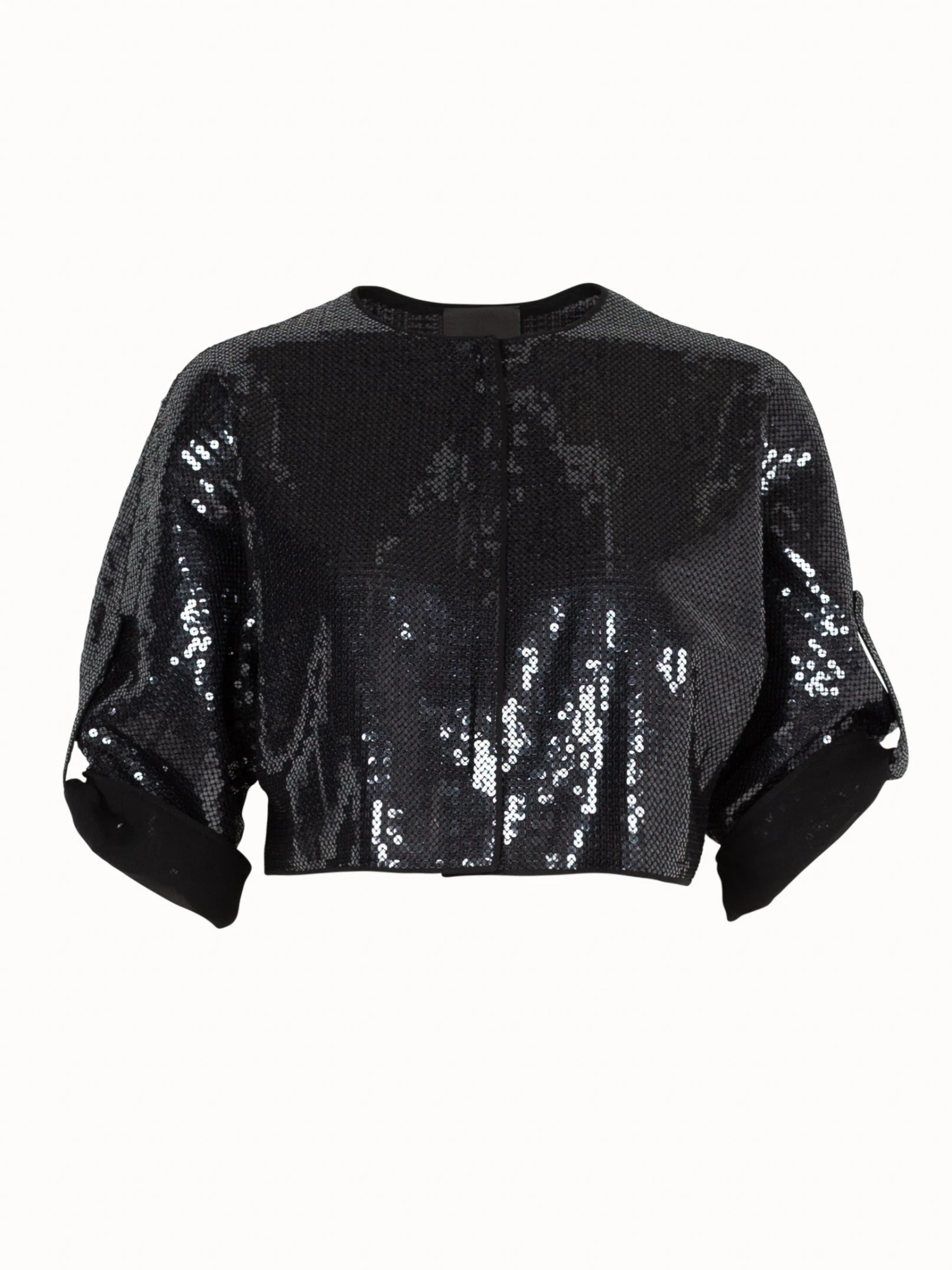 AKRIS Short Sequin Jacket With Silk Lining 9 AKRIS Short Sequin Jacket With Silk Lining - Image 9
