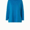 AKRIS Cotton Cashmere Oversized Knit Pullover