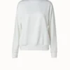 AKRIS Viscose Stretch Jersey Crew Neck Pullover