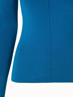 AKRIS Silk Stretch V-neck Knit Pullover -AKRIS Sales Store 670285