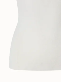 AKRIS Two In One Semi-Transparent Layered Knit Top With Scoop Neck -AKRIS Sales Store 670297