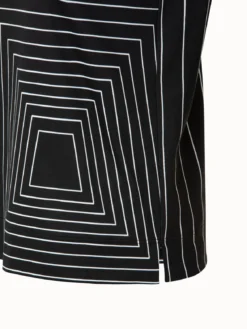 AKRIS Trapezoid Square Print T-Shirt -AKRIS Sales Store 670457