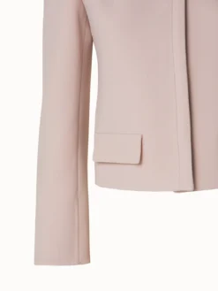 AKRIS Wool Double Face Stretch Jacket With Hook Closure -AKRIS Sales Store 670543