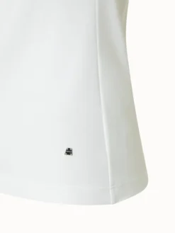 AKRIS Cotton Ribbed Jersey Top -AKRIS Sales Store 670565