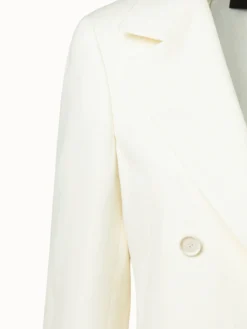 AKRIS Linen Wool Crêpe Double-Face Double-Breasted Jacket -AKRIS Sales Store 670623