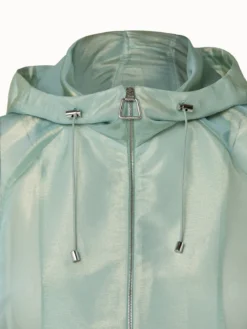 AKRIS Silk Techno Iridescent Organza Blouson Jacket -AKRIS Sales Store 670741 6196c53d ffd1 49a3 8d05 fdaebd0f77a9