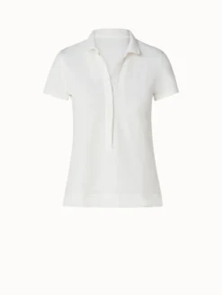 AKRIS Cotton Piqué Polo Shirt -AKRIS Sales Store 670991