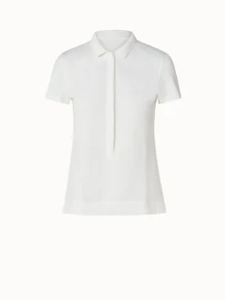 AKRIS Cotton Piqué Polo Shirt