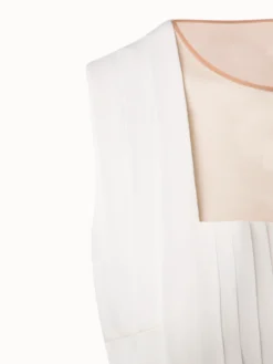 AKRIS Silk Georgette Plisse Dress -AKRIS Sales Store 673521