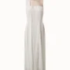 AKRIS Silk Georgette Plisse Dress