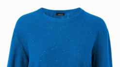 AKRIS Oversized Linen Blend Pullover With Fine Sequins And Drawstring Hem -AKRIS Sales Store 673914 scaled