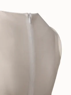 AKRIS Cotton Jersey Top With Tulle Shoulder -AKRIS Sales Store 683578