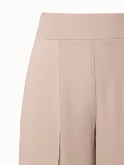 AKRIS Silk Georgette Wide Leg Pants With Front Leg Slits -AKRIS Sales Store 683709