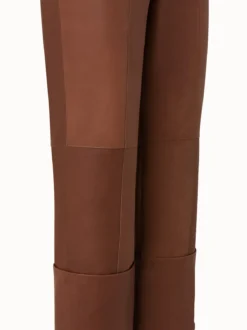 AKRIS Lamb Nappa Leather High Waist Wide Leg Pants -AKRIS Sales Store 683721