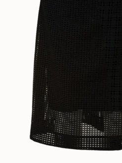 AKRIS Cotton Broderie Anglaise Midi Dress -AKRIS Sales Store 683854