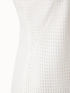 AKRIS Cotton Broderie Anglaise Patchwork Sheath Dress -AKRIS Sales Store 683877