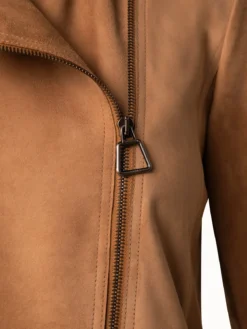 AKRIS Suede Motorbike Jacket -AKRIS Sales Store 684315