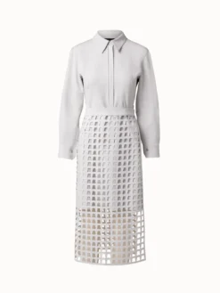AKRIS Shirt Dress And Apron Set