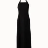AKRIS Wool Double-Face Apron Midi Dress