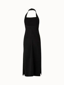 AKRIS Wool Double-Face Apron Midi Dress -AKRIS Sales Store 684760