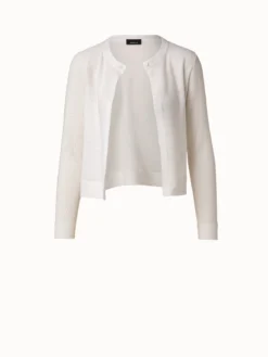 AKRIS Linen Cotton Fine Sequins Cardigan -AKRIS Sales Store 684937 f8e58e03 8fa9 4d47 b965 315e30e39c54