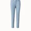 AKRIS Magda Pant In Cotton Denim Stretch