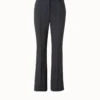 AKRIS Bootcut Leg Pants In Cotton Denim Stretch