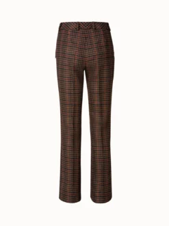 AKRIS Checked Wool Bootcut Pants 8 AKRIS Checked Wool Bootcut Pants -AKRIS Sales Store 696309