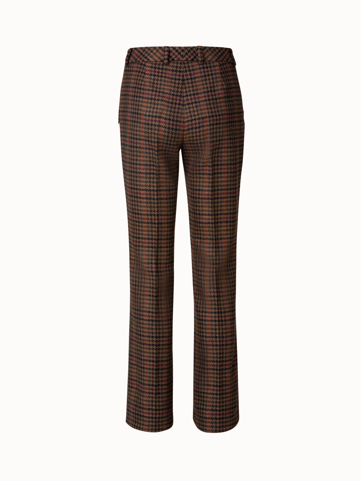 AKRIS Checked Wool Bootcut Pants 3 AKRIS Checked Wool Bootcut Pants - Image 3
