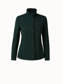 AKRIS Wool Stretch Double-Face Jacket