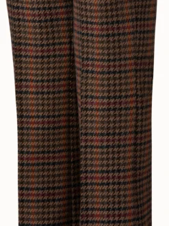 AKRIS Checked Wool Bootcut Pants 10 AKRIS Checked Wool Bootcut Pants -AKRIS Sales Store 697254