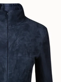 AKRIS Lamb Stretch Suede Sheath Dress -AKRIS Sales Store 697441