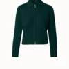 AKRIS Cashmere Piqué Short Jacket