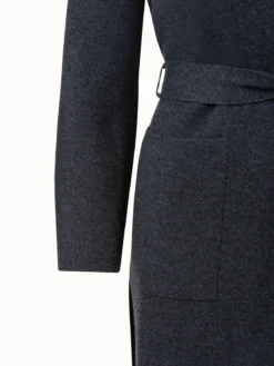 AKRIS Double-face Knit Coat In Cashmere With Stand Up Collar -AKRIS Sales Store 7001604100222803089 20201123 00019