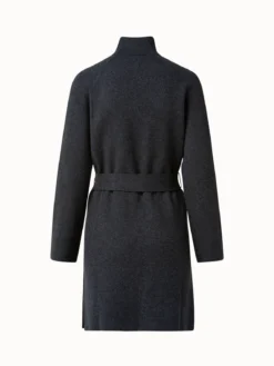 AKRIS Double-face Knit Coat In Cashmere With Stand Up Collar -AKRIS Sales Store 7001604100222803089 20201123 00025