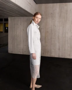 AKRIS Shirt Dress And Apron Set -AKRIS Sales Store 702336