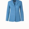 AKRIS Wool Cotton Stretch Piqué Jacket