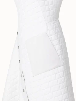 AKRIS Techno Taffeta Quilted Trapezoid Dress -AKRIS Sales Store 716037