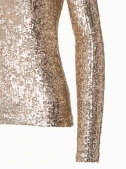 AKRIS Top In Sequins On Jersey -AKRIS Sales Store 716248