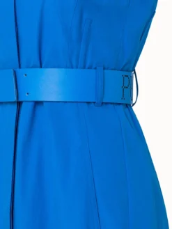 AKRIS Cotton Poplin Midi Dress -AKRIS Sales Store 716630